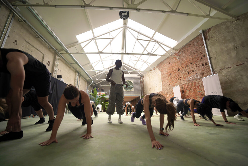 Group training session, The Welfare System community